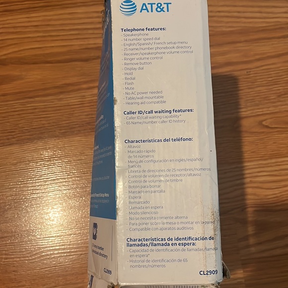 AT &T corded speakerphone with caller ID/call waiting capabilities - Picture 6 of 8